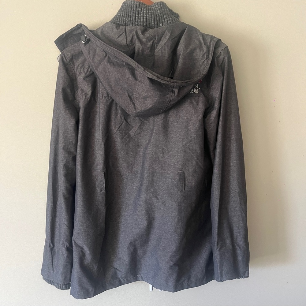Superdry Charcoal Windmac Jacket (Missing Belt!) - image 4
